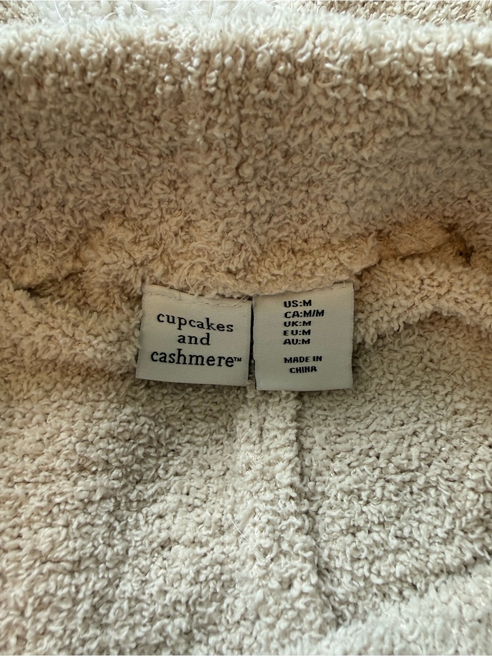 Anthro cupcakes & cashmere Cozy Cream Knit Lounge Pants - Picture 4 of 4